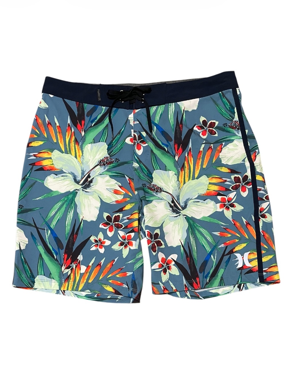 Men's Hurley Phantom Boardshorts Size 30 Tropical Floral Unlined Surf Beach